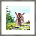 Fort Ross Windmill Framed Print