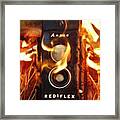 Foto Fire Framed Print