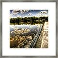 Fox River At The Geneva Dam Framed Print