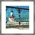 Framed Lighthouse Framed Print