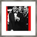 Frank Sinatra And Mr And Mrs Humphrey Bogart Circa 1953-2016 Framed Print