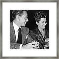 Frank Sinatra And Nancy Framed Print