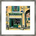 French Creperie Framed Print
