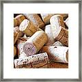 French Wine Corks Framed Print