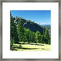 Fresh Air In The Mountains Photo Art Framed Print