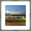 Frink Park Sunset Clayton Framed Print