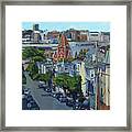 From The Heights To Boston Framed Print