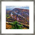 From The Top Of Mount Tammany Framed Print