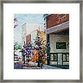 Front Street Framed Print