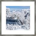 Frost Along The River Framed Print