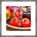 Fruit And Vegetables Framed Print