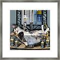 Funny Pet Print With A Tipsy Kitty Framed Print