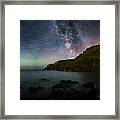 Fwfn Nightscape Stacked Panorama Framed Print