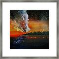 Galactic Dawn Framed Print