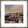 Galway.... Roundstone Harbour Framed Print