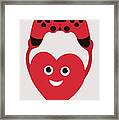 Gamer Heart Framed Print