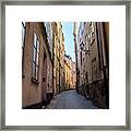 Gamla Stan Framed Print