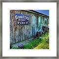 Garage Framed Print