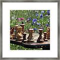 Garden Chess Framed Print