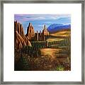 Garden Of The Gods. Framed Print