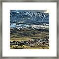 Gardiner Montana Overlook Framed Print