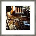 Gears In A Grist Mill Framed Print