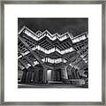 Geisel Library In Black And White Framed Print