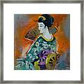 Geisha Framed Print