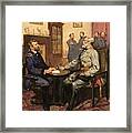 General Grant Meets Robert E Lee Framed Print