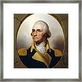 General Washington - Porthole Portrait Framed Print