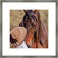 Gentle Giant Framed Print by Michelle Wrighton
