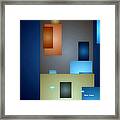 Geometric Abstract 0790 Framed Print