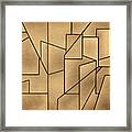 Geometric Abstraction Iii Toned Framed Print