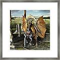 George And The Dragon Framed Print
