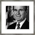 George Bush Sr Framed Print