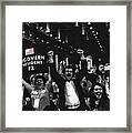 George Mcgovern Supporters Democratic Nat'l Convention Miami Beach Florida 1972-2008 Framed Print