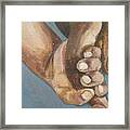 Get A Grip Framed Print