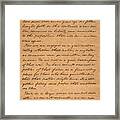 Gettysburg Address Framed Print