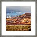 Ghost Ranch Red Framed Print