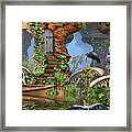 Giant Mushroom Forest Framed Print