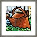 Giant Watering Can Staunton Landmark Framed Print