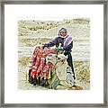 Giza Camel Taxi Framed Print