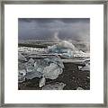 Glacial Lagoon Iceland 2 Framed Print