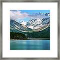 Glacial Valley Framed Print