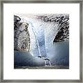 Glacier Calving - Alaska Framed Print