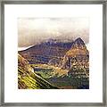 Glacier Mountain Landscape Framed Print