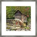 Glade Creek Grist Mill 2 Framed Print