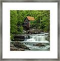 Glade Creek Grist Mill In May Framed Print