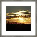 Glorious Sunset Framed Print