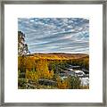Glow Of Fall Colors Framed Print